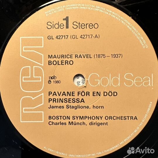 Равель - Болеро (Швеция 1980г.)