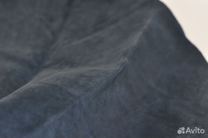 Натуральная чёрная замша куски