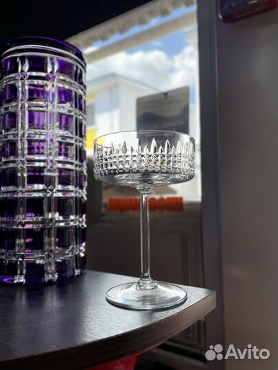 Хрустальные шампанки оао неман набор 6 шт