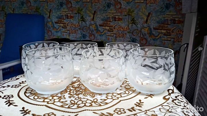 Бокалы,рюмки, подстаканники