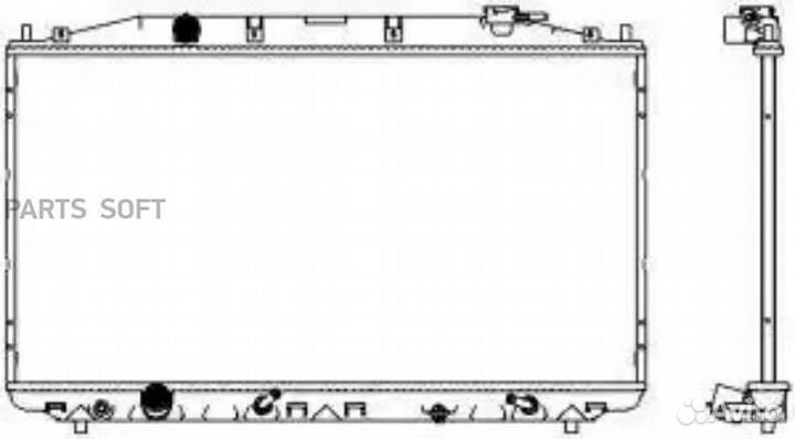 Радиатор охлаждения Хонда Кросстур 2012