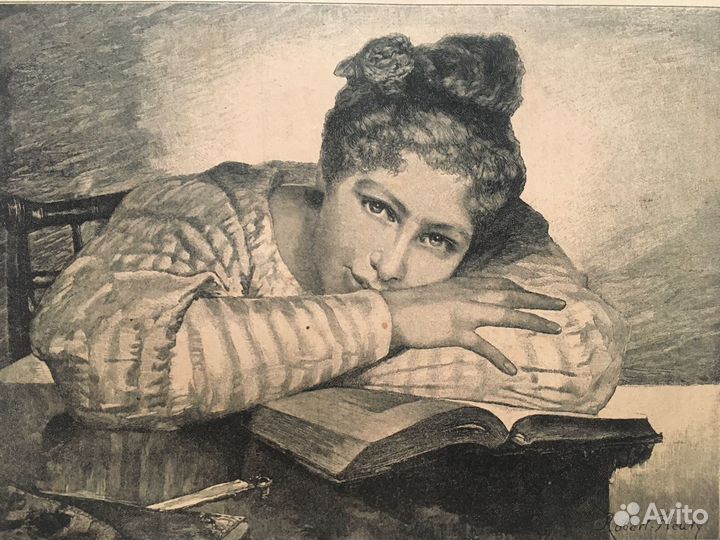 Гравюры конца 19-го века из журнала (10 шт.)