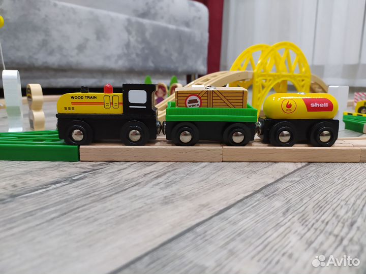 Деревянная железная Дорога Edvon