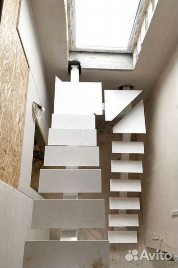 Облицовка бетонных лестниц