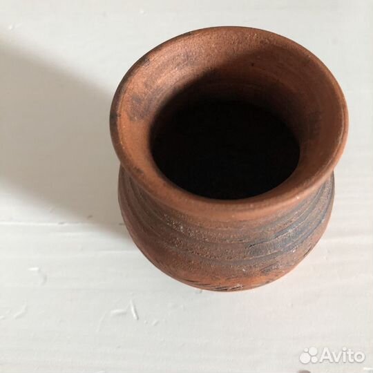 Глиняная посуда подсвечник вазочка