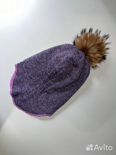 Зимняя шапка шлем для девочки