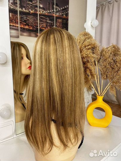 Накладка из натуральных волос