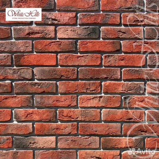 Плитка Лондон брик (красный) White Hills цемент 23