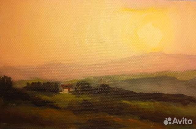 Картина Тосканский вечерний пейзаж