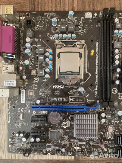 Материнская плата 1155