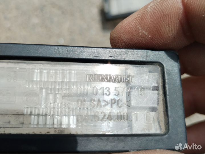 Фонарь подсветки номера duster