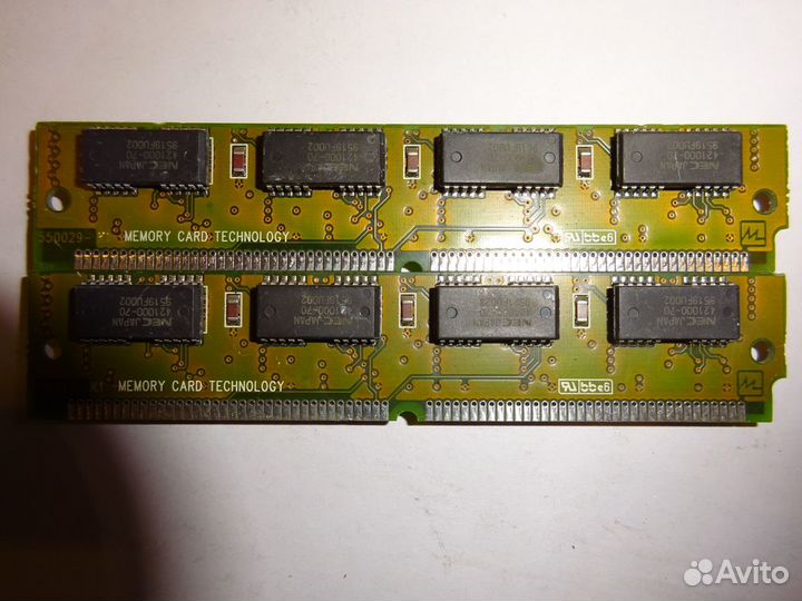 Simm 72 pin 8Mb FPM (2x4MB) комплект #55