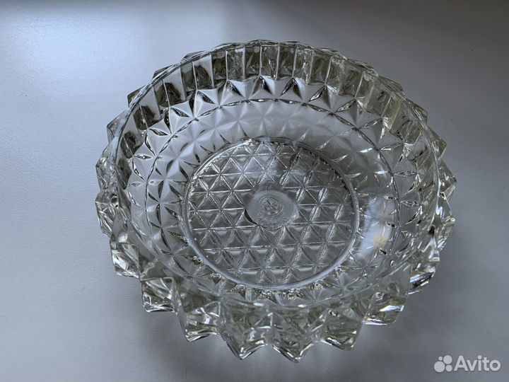 Хрустальные пепельницы из СССР