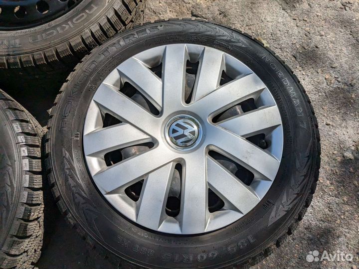 Зимние колеса на VW polo R15 5x100