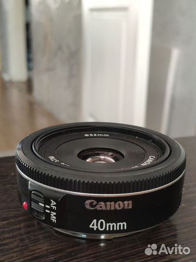 Объектив canon ef 40mm f 2.8