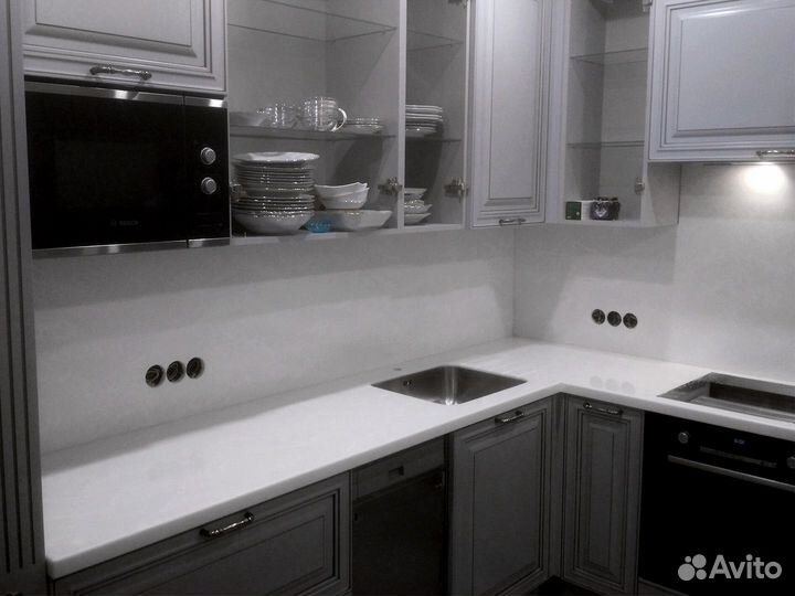 Столешница на кухню из камня м2