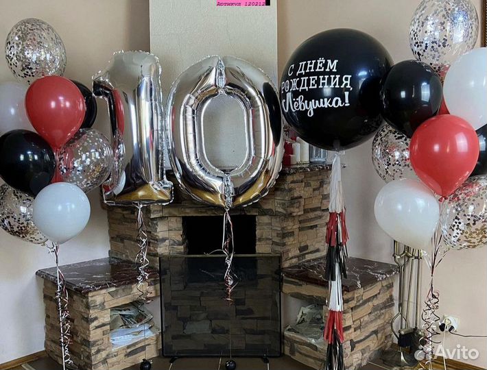 Воздушные(гелиевые)шары на День Рождения, Доставка