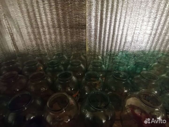 Банки стеклянные 3л, 0,65л, 0,5л
