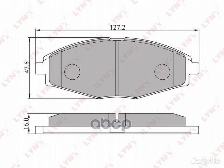Колодки тормозные передние chevrolet Lanos/Spar