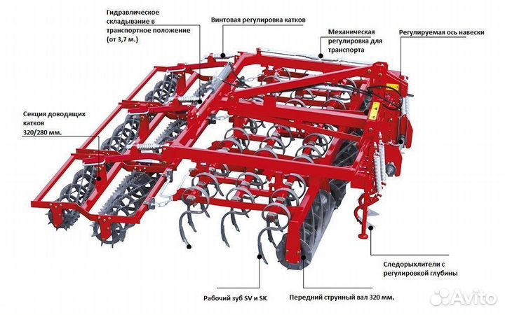 Культиватор Unia Kombi, 2022