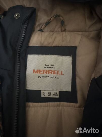 Зимняя куртка мужская длинная merrell USA