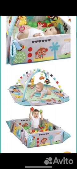 Новый Развивающий коврик-манеж