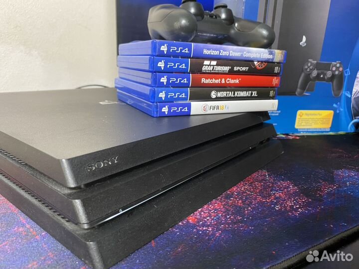 Sony playstation 4 pro с играми