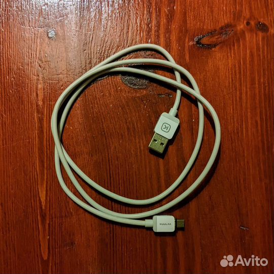 Магнитный кабель USB белый 1 м