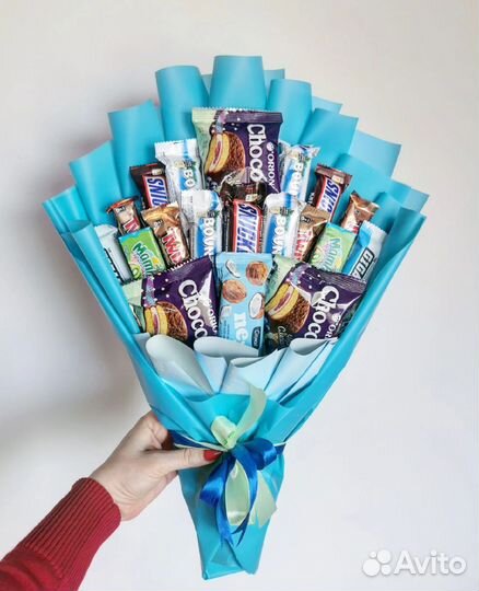 Сладкие букеты из конфет / съедобный подарок