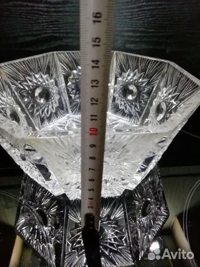 Ваза хрустальная СССР большая