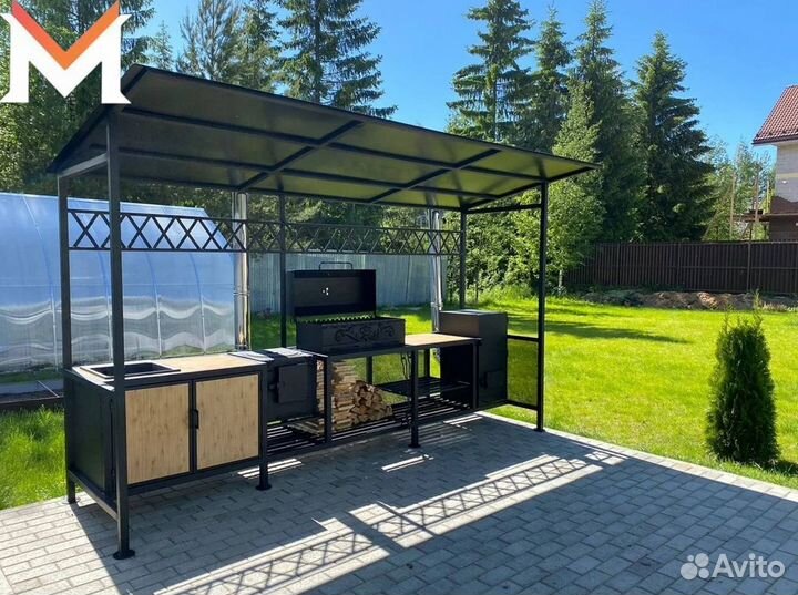 Мангал С крышей