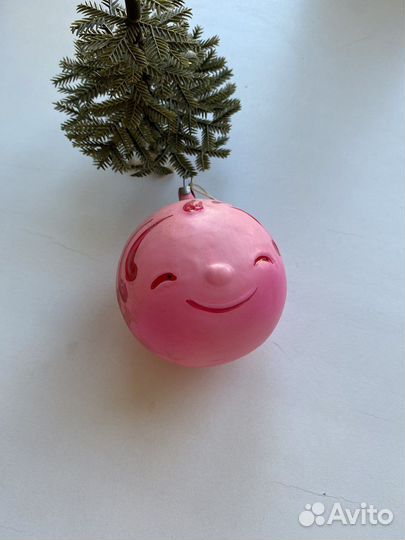 Ёлочная игрушка Колобок обьемный СССР