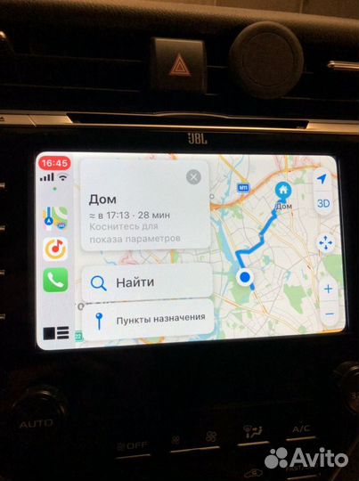 Camry 70 CarPlay Android Auto c JBL и без