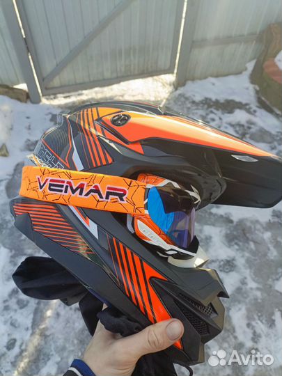 Кроссовый шлем