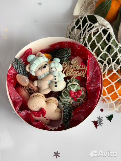 Торт на новый год