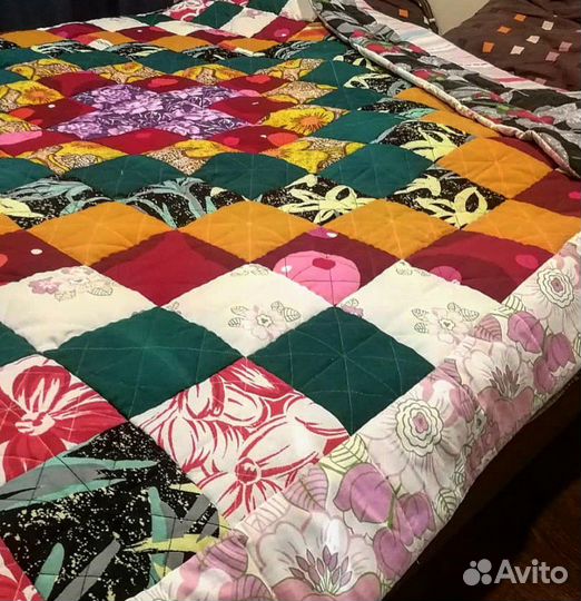 Лоскутное одеяло, плед, покрывало