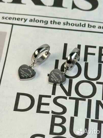 Серьги Tiffany