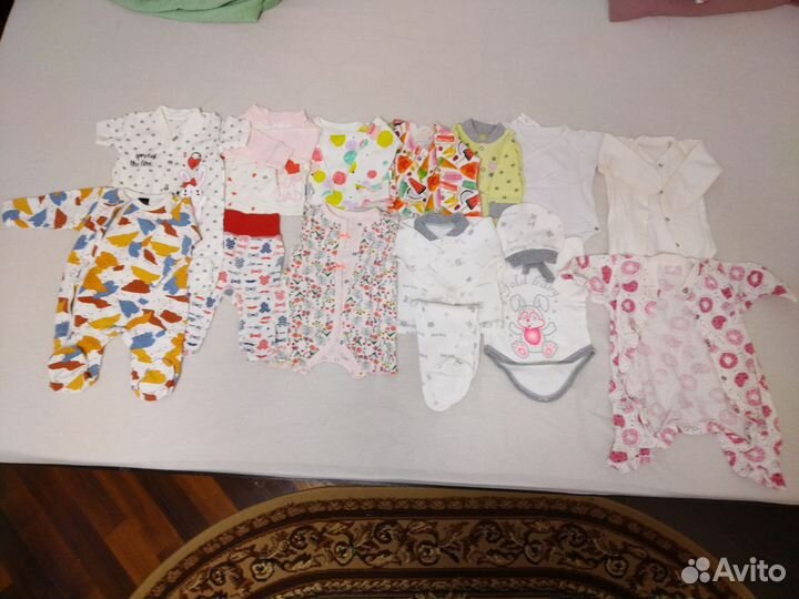 Вещи пакетом, Набор детских вещей 0-3 месяца