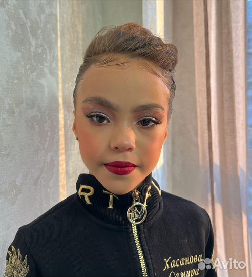 Макияж прическа образ для гимнасток