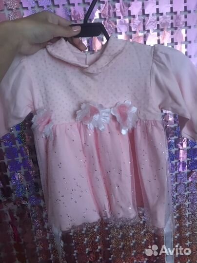 Платье для девочки 62-68