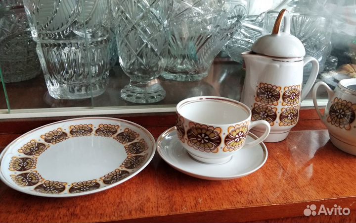 Сервиз кофейный Рижский фарфор.завод