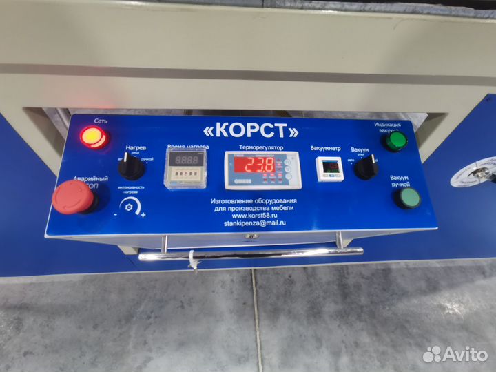 Вакуумный пресс Корст 3000 для мебельных фасадов