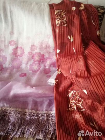 Комплект, тюль и шторы, можно по отдельности