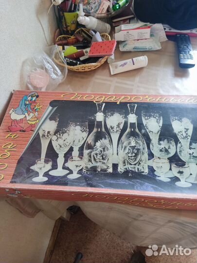 Подарочный набор -бокалы,рюмочки и стопки