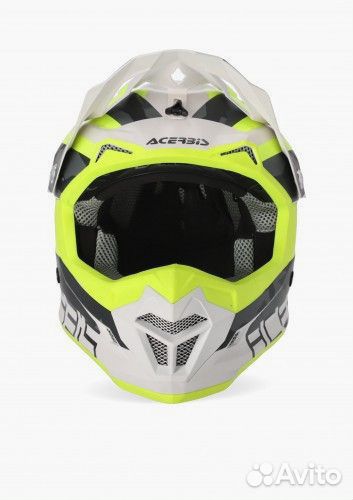 Кроссовый шлем Acerbis profile 4 Fluo-Yellow/White