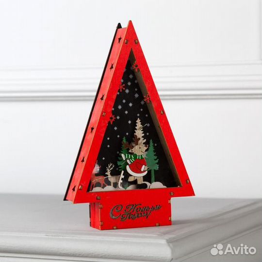 Светодиодная фигура «Олень на коньках» 14 22.5 4 с