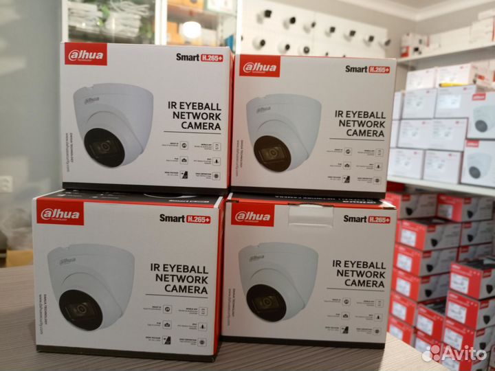 Купольные IP камеры Dahua сo звуком (DH-IPC-HDW)