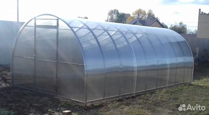 Теплицы сверхпрочный каркас 40х20 + 40х40 шаг 0.66