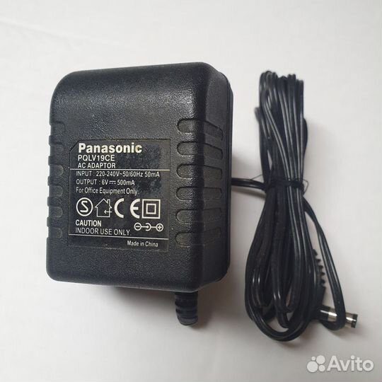 Адаптер питания Panasonic pqlv19CE 6V