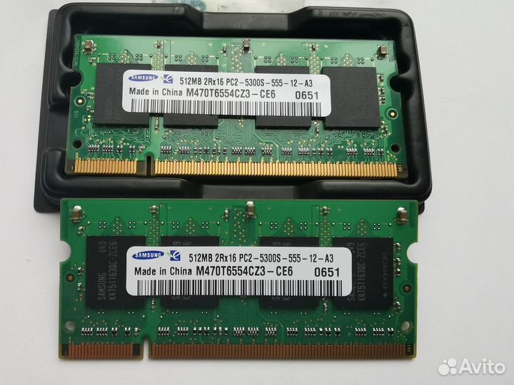 SoDimm DDR 1Gb, DDR2 512Mb